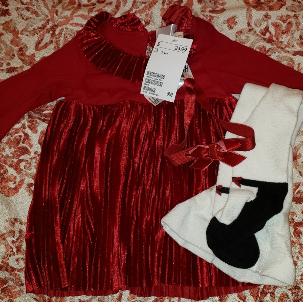 H&M Girls Holiday Dress